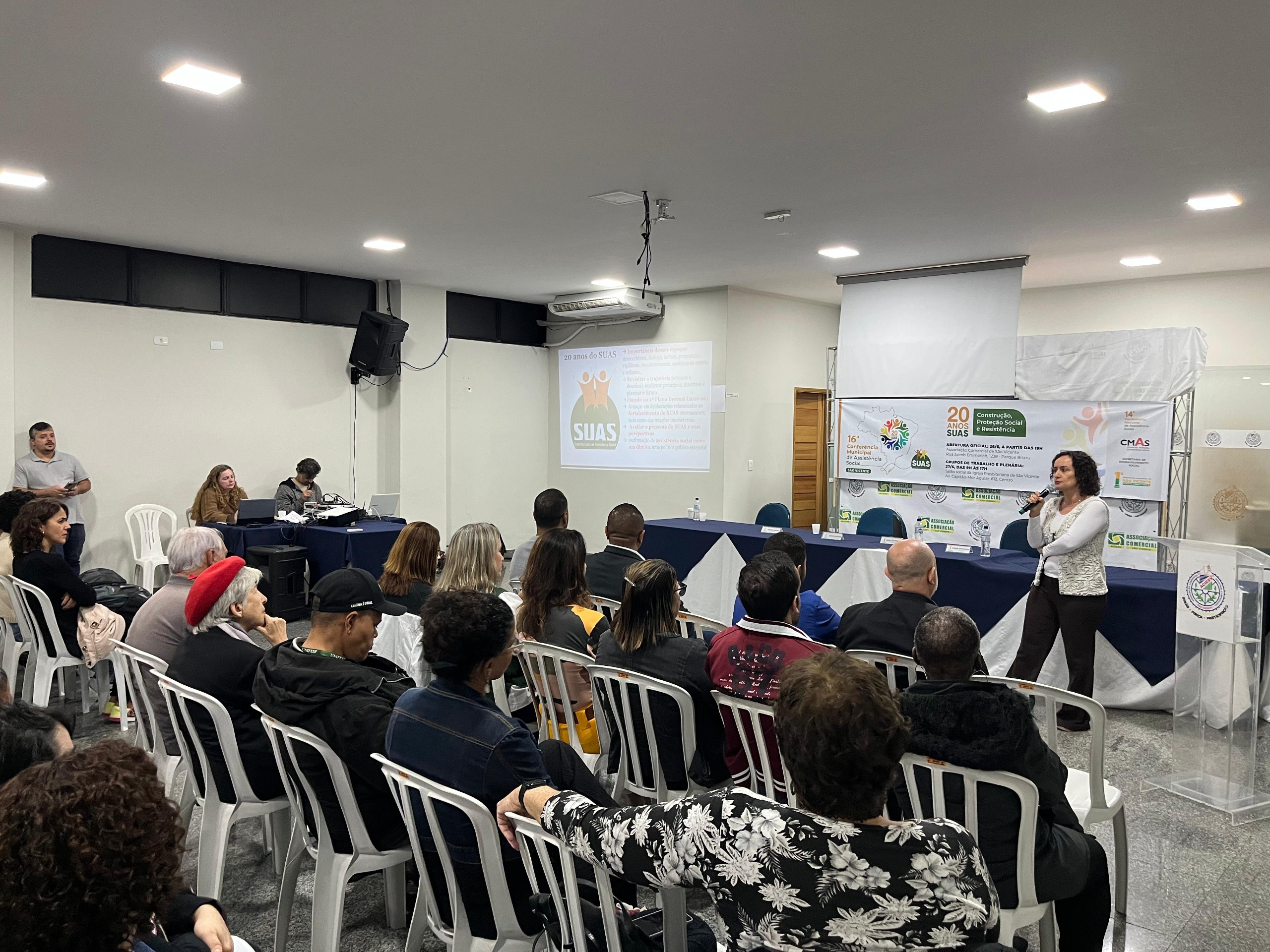 16ª Conferência Municipal de Assistência Social de São Vicente discute avanços e desafios da proteção social