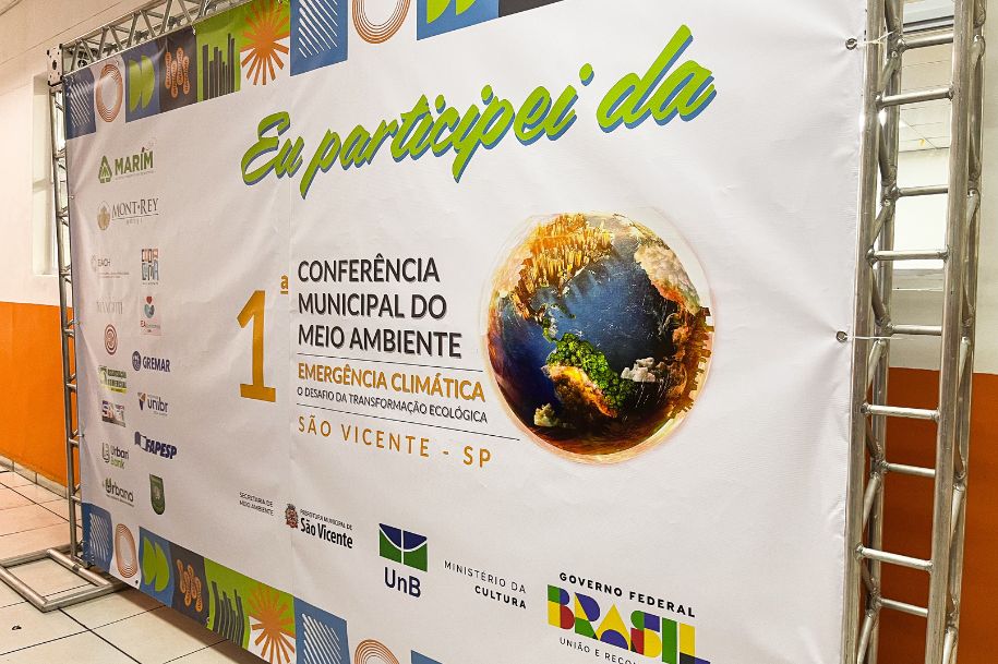 1ª Conferência Municipal do Meio Ambiente propõe soluções climáticas em São Vicente
