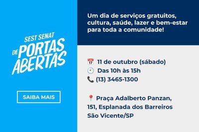 ’Portas Abertas 2025’ chega a São Vicente com serviços para comunidade