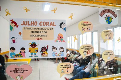 35º Aniversário do Estatuto da Criança e do Adolescente é celebrado na ESF Humaitá