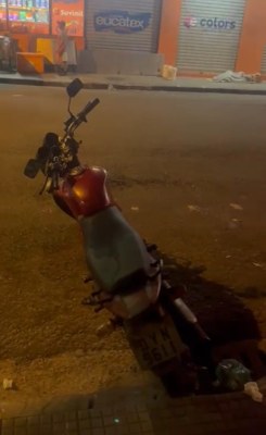 Agentes de trânsito de São Vicente recuperam moto furtada no Itararé