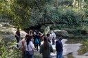 Alunos da Unesp, em parceria com SEMAM e Pelotão Ambiental realizam visita a sistemas de captação de água em São Vicente