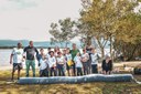 Alunos de AMEI instalam ecobarreiras e aprendem sobre preservação ambiental em São Vicente Alunos de AMEI instalam ecobarreiras e aprendem sobre preservação ambiental em São Vicente