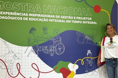 AMEI Vera Lúcia representa São Vicente em Mostra Nacional de Experiências Inspiradoras em Educação Integral