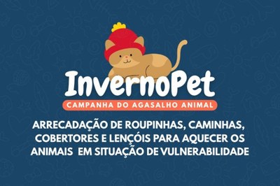 Aqueça um AUmigo: São Vicente lança campanha Inverno Pet