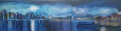 Artista plástico premiado apresenta exposição em São Vicente