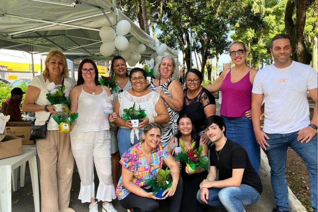 Atividades interativas promovem autocuidado em ação na Praça 22 de Janeiro