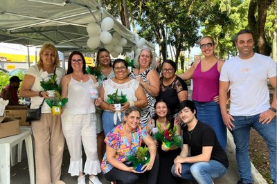 Atividades interativas promovem autocuidado em ação na Praça 22 de Janeiro