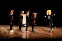 Atores mirins de escola de São Vicente brilham em apresentação no Festival Santista de Cenas Teatrais