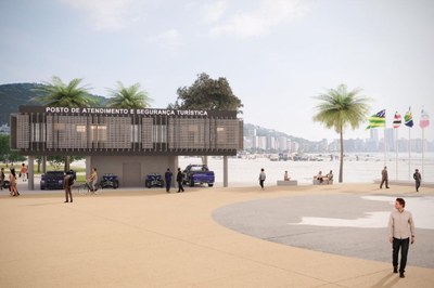 Base turística no Itararé terá segurança e banheiros para população