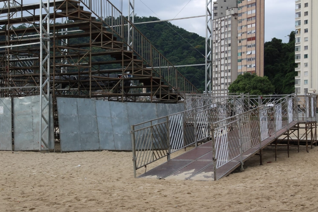 Cobertura e acessibilidade compõem estrutura da Encenação 2026 em São Vicente