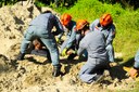 Corpo de Bombeiro, Prefeitura e Exército Brasileiro realizam simulado de resgate em situações de soterramento Corpo de Bombeiro, Prefeitura e Exército Brasileiro realizam simulado de resgate em situações de soterramento