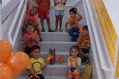 Creche Municipal promove palestra sobre Maio Laranja e reforça combate ao abuso infantil em São Vicente