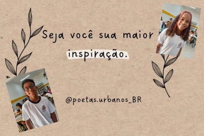 Criadores de página “Poetas Urbanos”, alunos comemoram Dia Internacional da Poesia