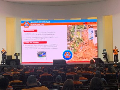 Defesa Civil de São Vicente participa de capacitação para prevenção de desastres