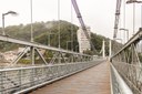 Devido aos avanços nas obras da ciclovia da Avenida Tupiniquins, tráfego na Ponte Pênsil será parcialmente interditado