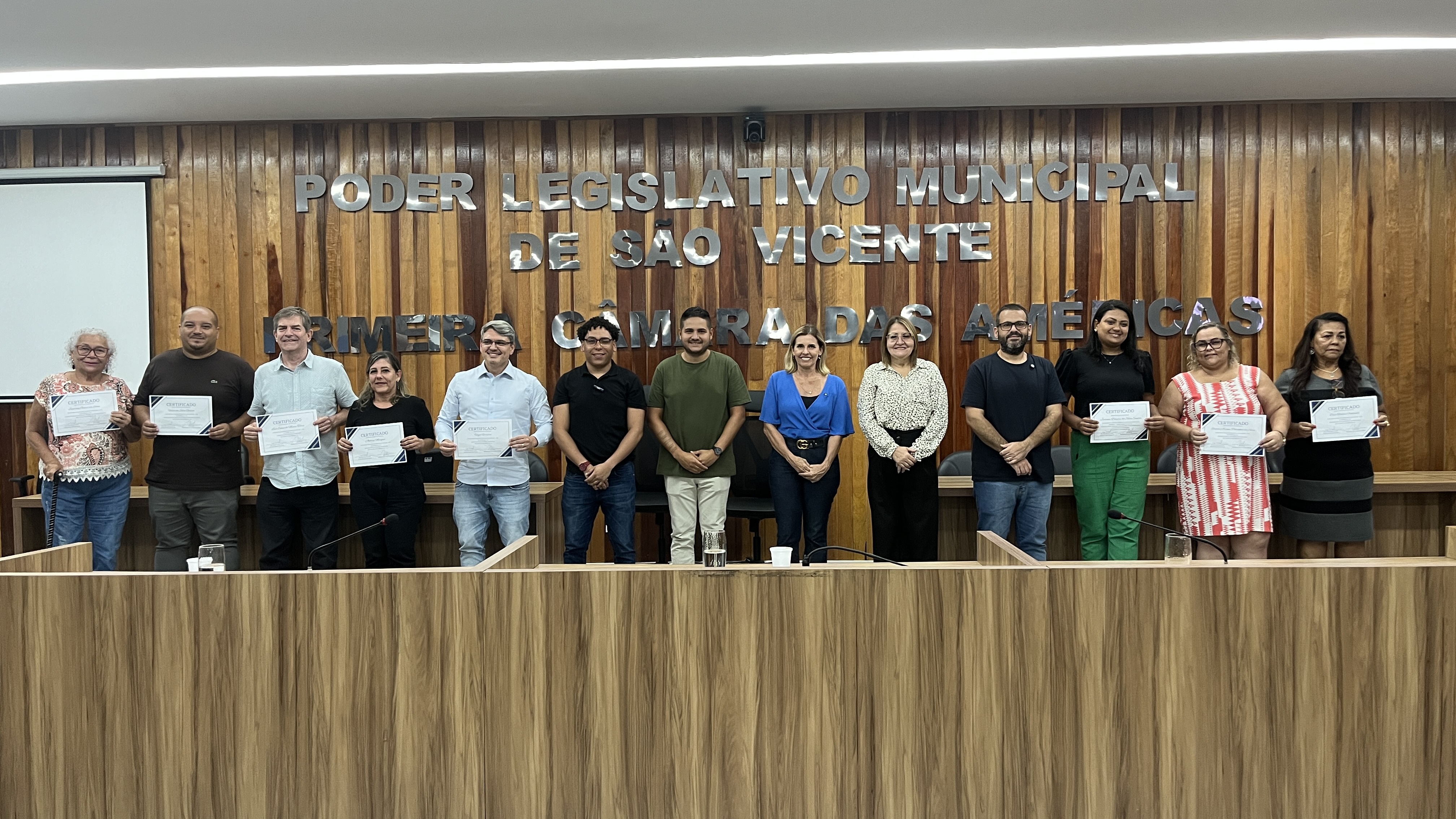 Dia D de Cidadania empossa novos representantes de seis conselhos municipais em São Vicente