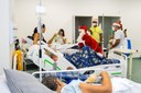 É Natal! Pacientes do Hospital do Vicentino recebem a visita do Papai Noel É Natal! Pacientes do Hospital do Vicentino recebem a visita do Papai Noel