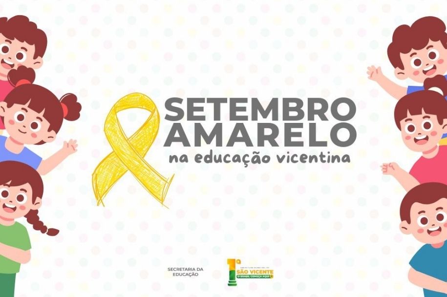 Educação de São Vicente intensifica ações no Setembro Amarelo