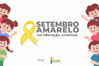 Educação de São Vicente intensifica ações no Setembro Amarelo