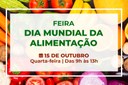 Em São Vicente, feira do Dia Mundial da Alimentação promoverá segurança alimentar e combate às mudanças climáticas Em São Vicente, feira do Dia Mundial da Alimentação promoverá segurança alimentar e combate às mudanças climáticas