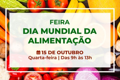 Em São Vicente, feira do Dia Mundial da Alimentação promoverá segurança alimentar e combate às mudanças climáticas