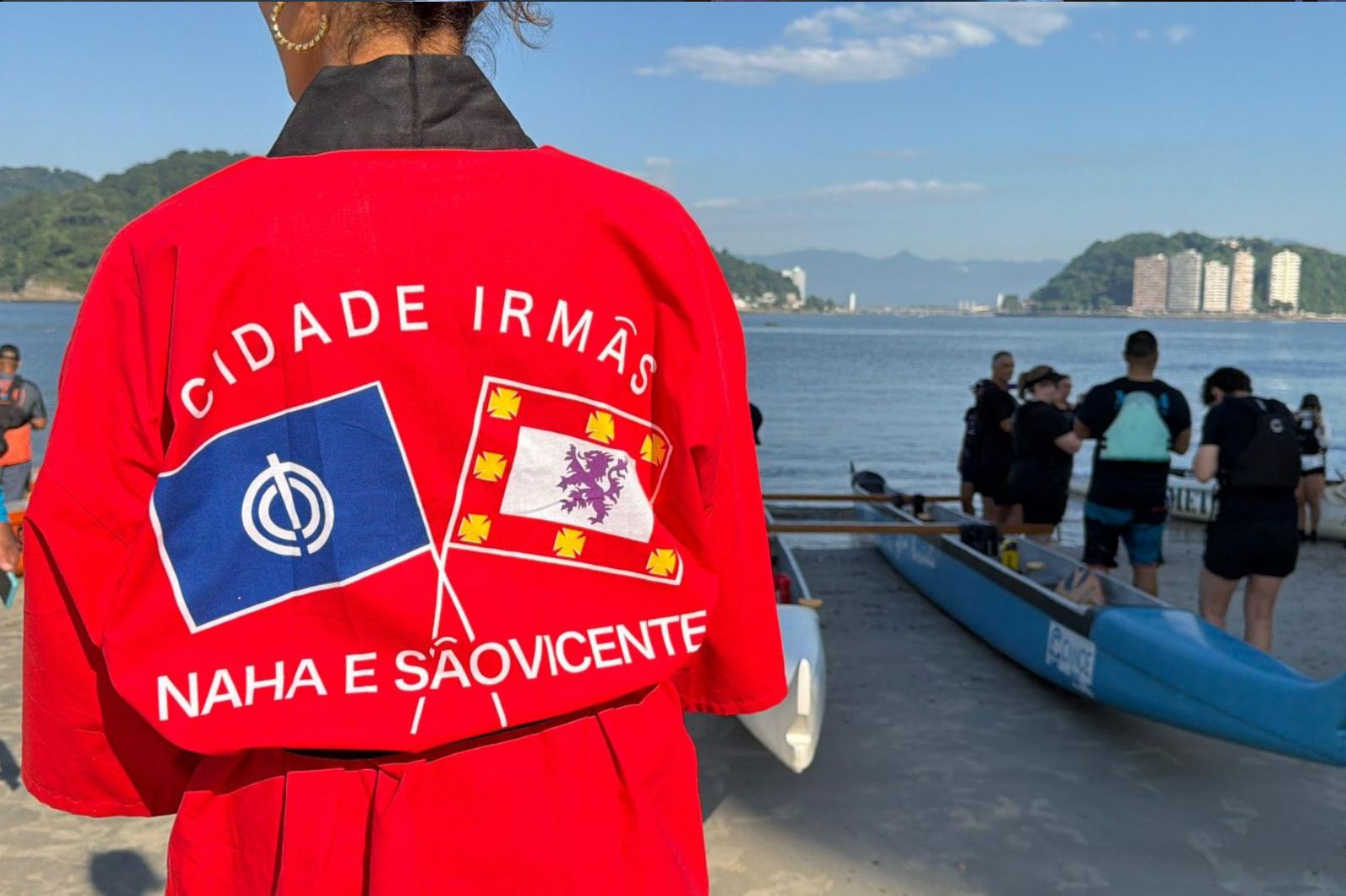 Entre remadas e festa, São Vicente celebra 48 anos de irmandade com Naha