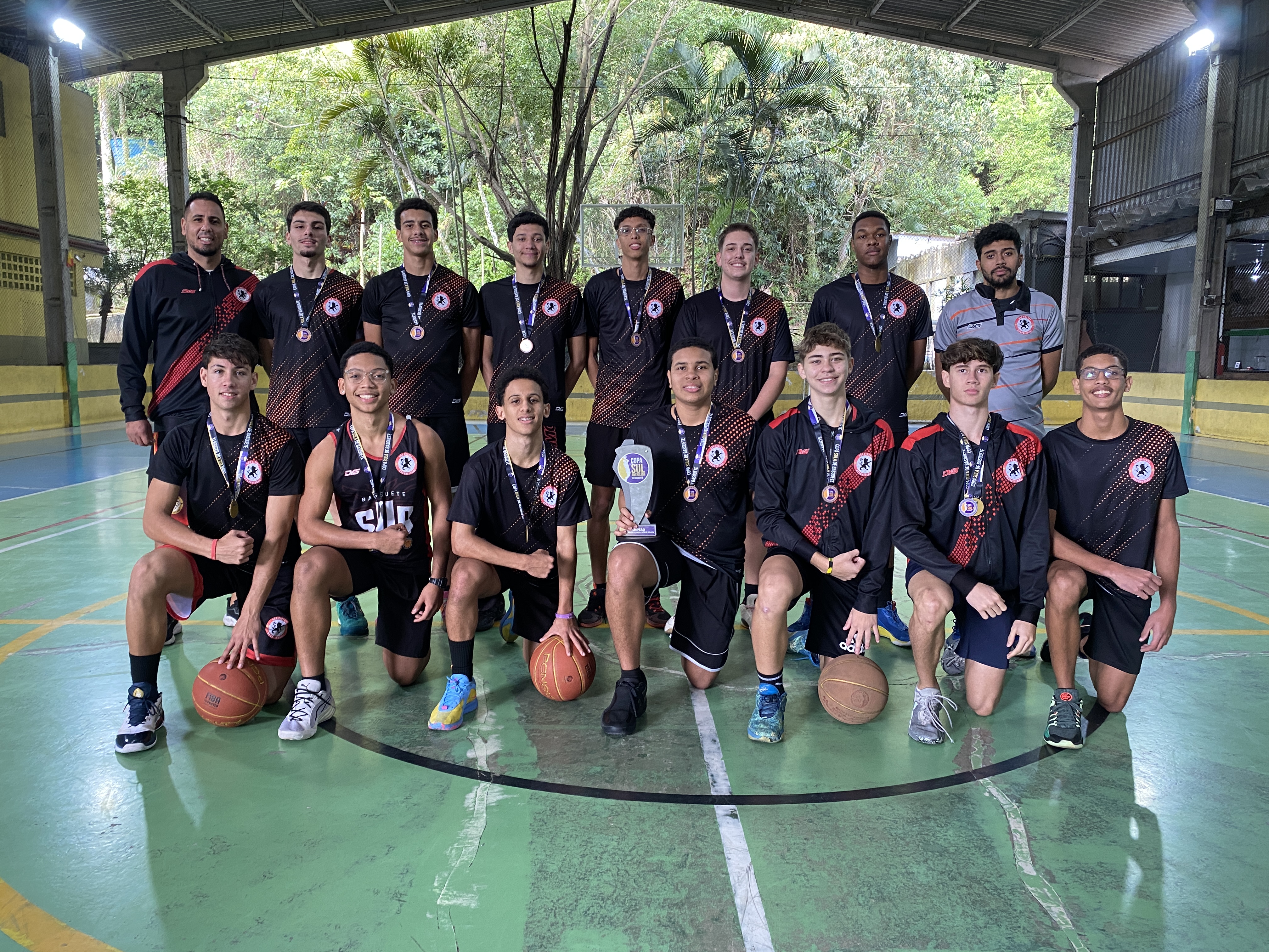 Equipe de São Vicente é campeã sul-americana de basquete sub-17