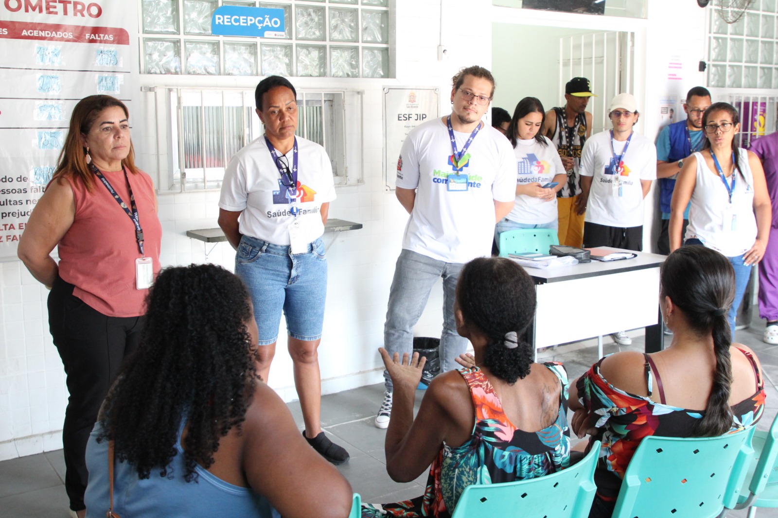 ESF JIP promove ação de conscientização sobre a tuberculose