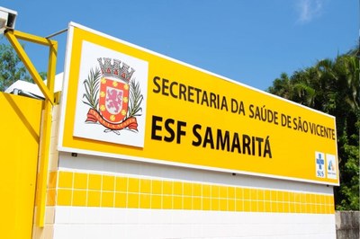 ESF Samaritá é a 17ª unidade de saúde reinaugurada em São Vicente