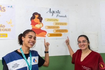 ESF Samaritá oferece atendimento especializado e orientações sobre aleitamento materno