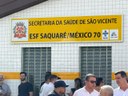 ESF Saquaré é a 20ª unidade de saúde reinaugurada após reforma completa em São Vicente