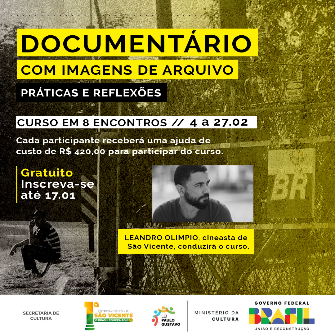 Espaço Multicultural recebe curso sobre documentário com imagens de arquivo