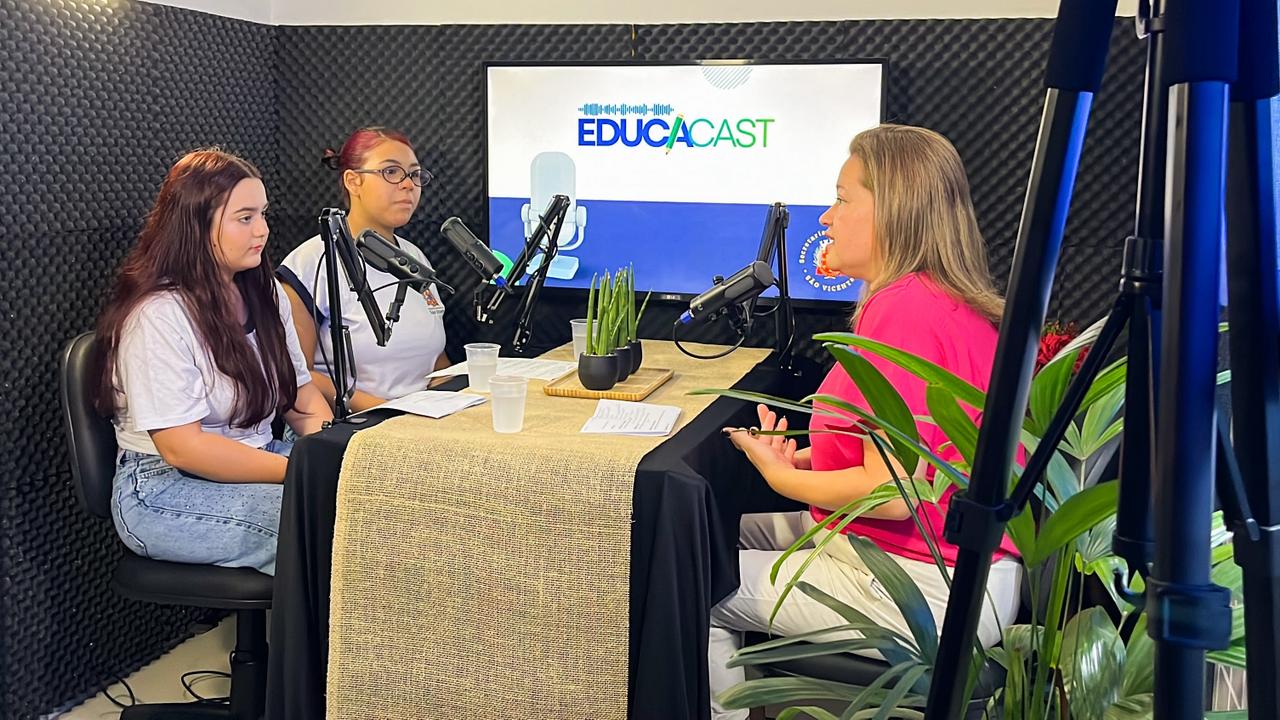 Expectativa marca gravações dos primeiros episódios do Educacast