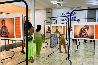 Exposição “Africanitudes 013” abre programação do Festival da Mulher em São Vicente