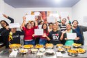 Fundo Social de São Vicente celebra formatura de curso de Salgados de festa