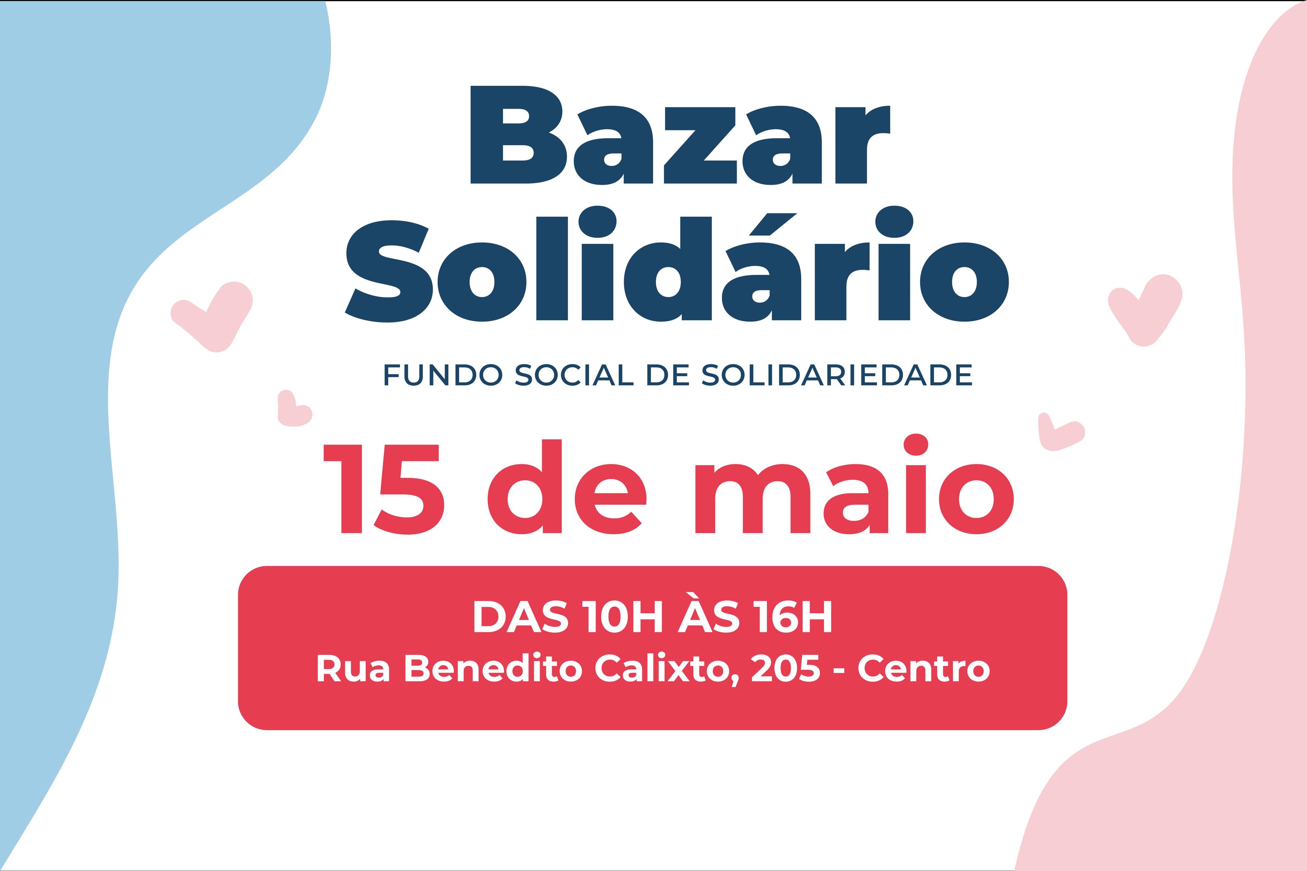 Fundo Social de São Vicente promove nova edição de bazar solidário