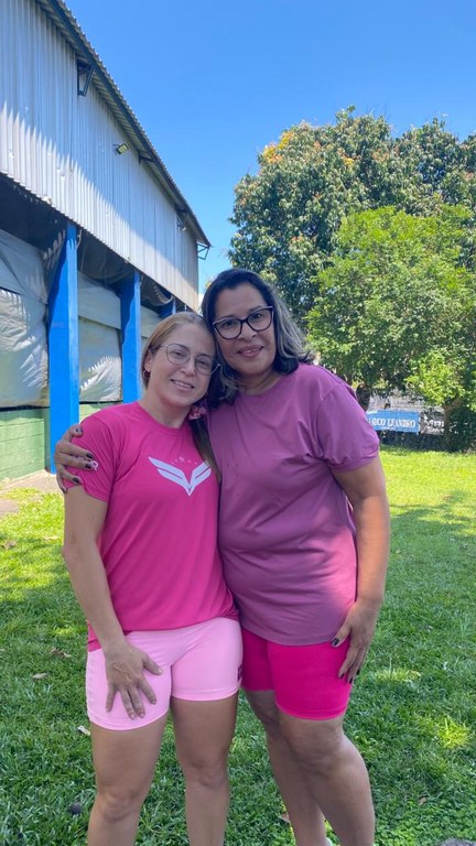 Regilda e professora Íris