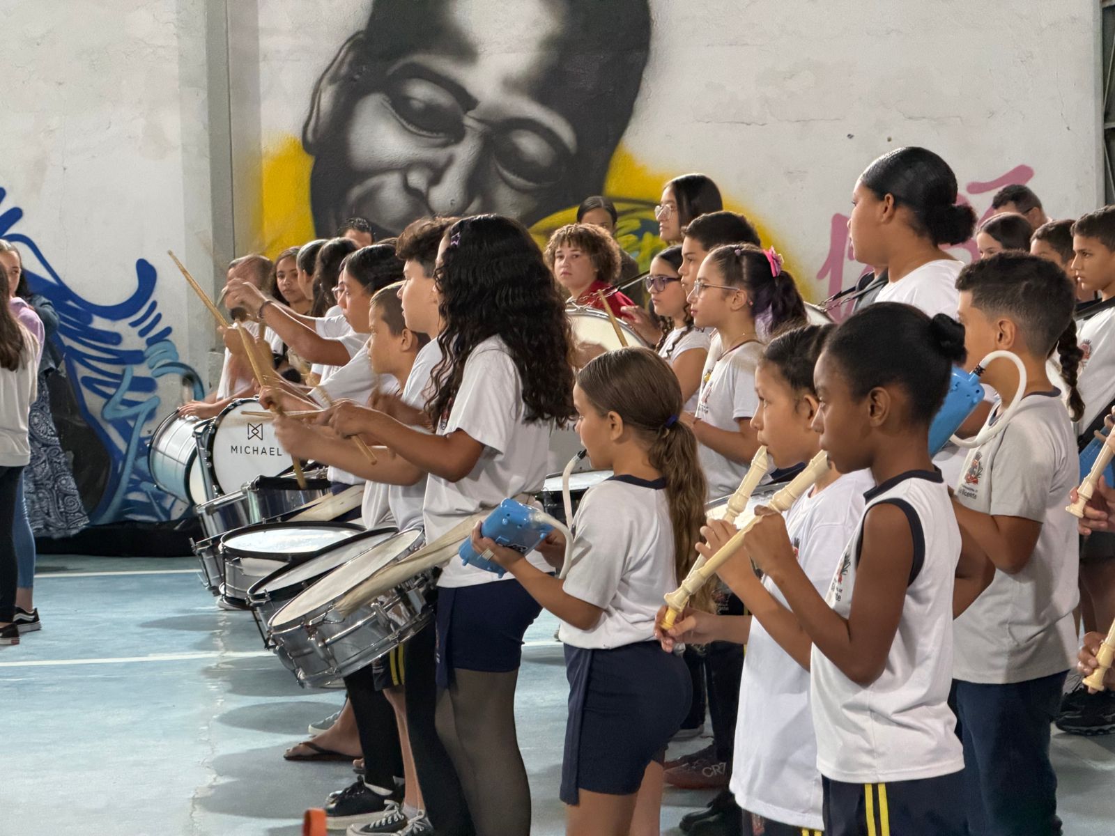 Banda marcial da AMEI Rei Pelé IV