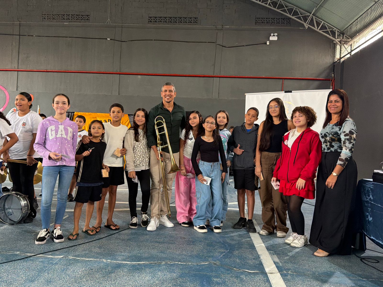 Banda marcial da AMEI Rei Pelé II