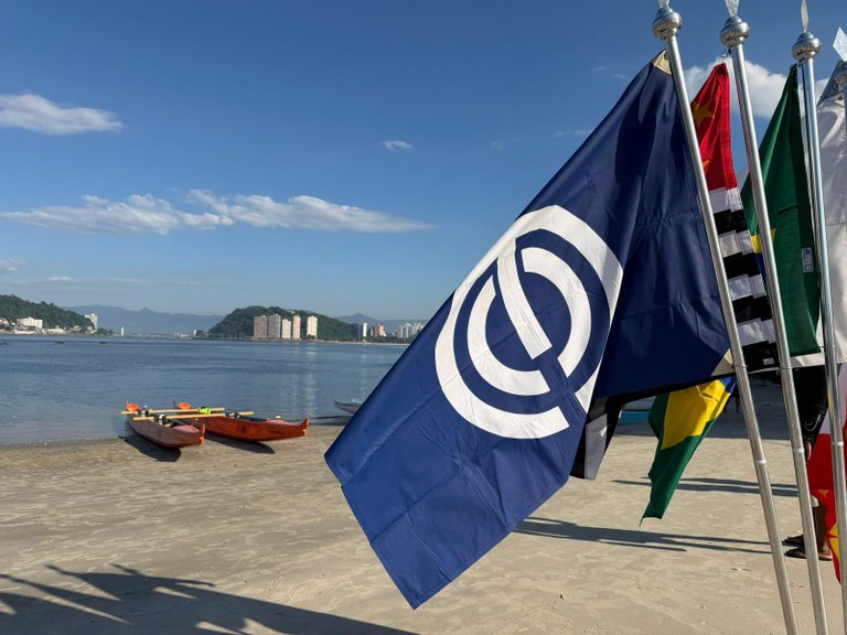 Entre remadas e festa, São Vicente celebra 48 anos de irmandade com Naha VII