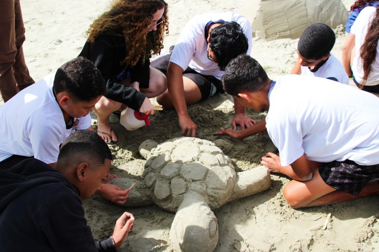 Escultura Cultura Oceânica UNESP