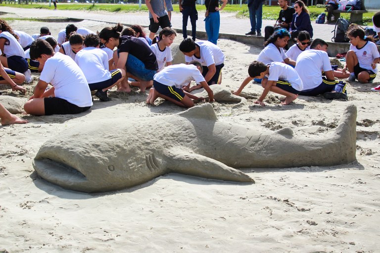 Escultura Oceanica Areia UNESP