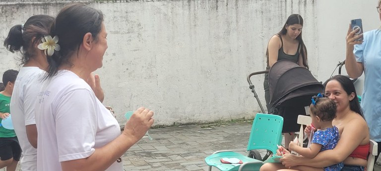 Gestantes de São Vicente participam de palestra sobre direitos e salário-maternidade na ESF Gleba II - 1.jpeg