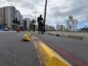 Orla do Gonzaguinha ganha reforço na segurança da ciclofaixa - 1.jpeg