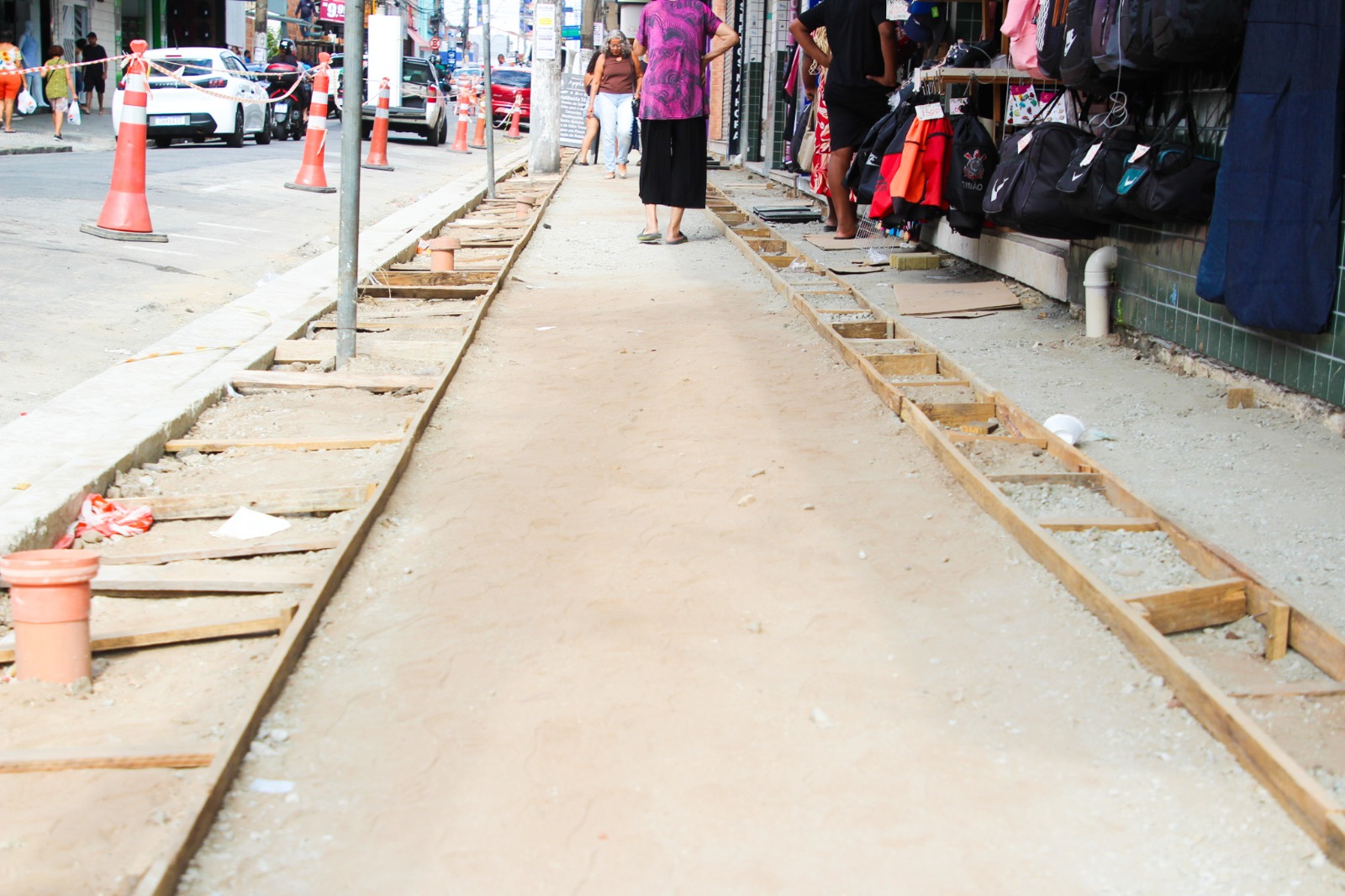 São Vicente avança na 2ª fase da reurbanização do centro comercial 1