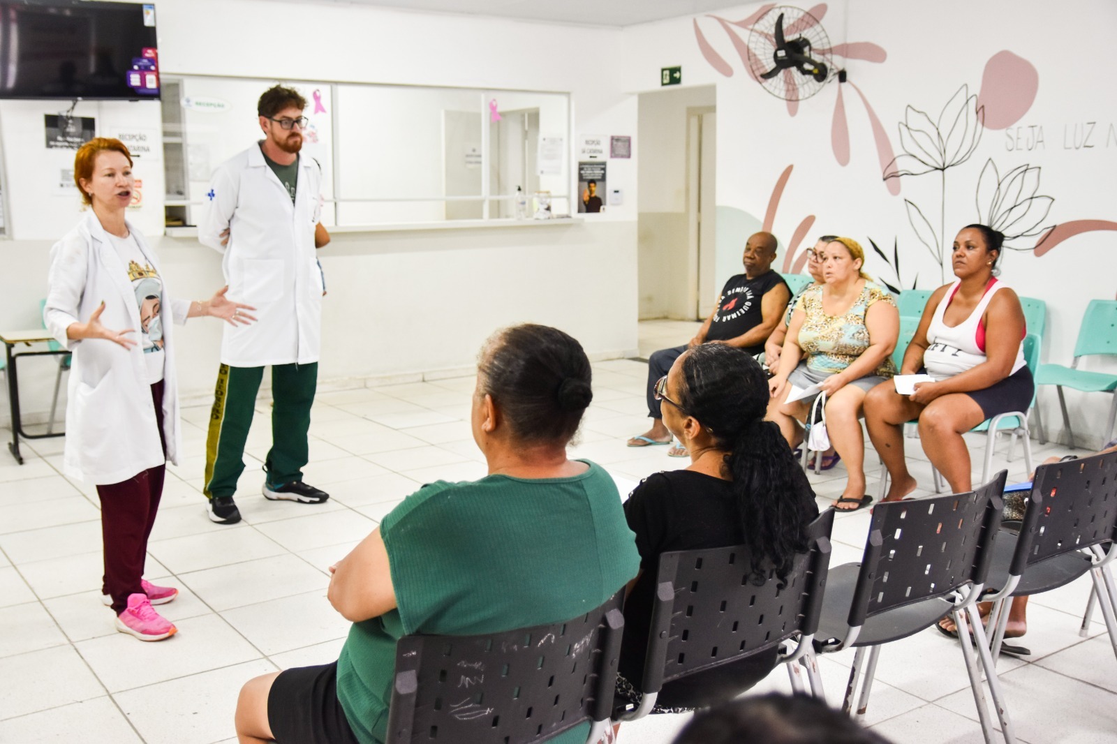 Unidades de saúde de São Vicente realizam palestra de combate à hipertensão e à diabetes - 2.jpeg