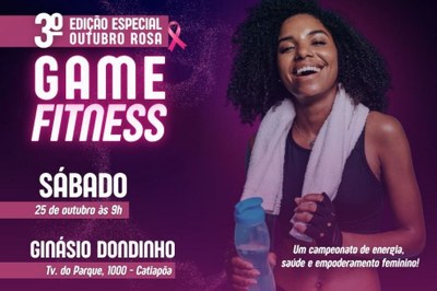 Game Fitness especial Outubro Rosa reúne 80 mulheres no Ginásio Dondinho em São Vicente