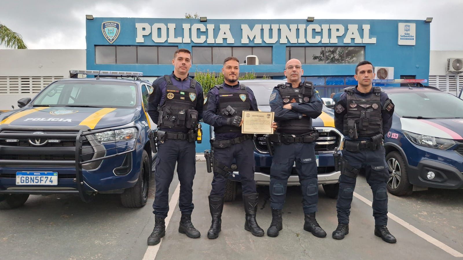 GCM de São Vicente promove Estágio de Motopatrulhamento para Polícia Municipal de São Sebastião
