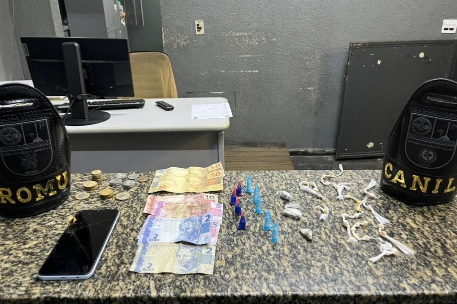 GCM detém indivíduo em flagrante de tráfico na Orla do Gonzaguinha